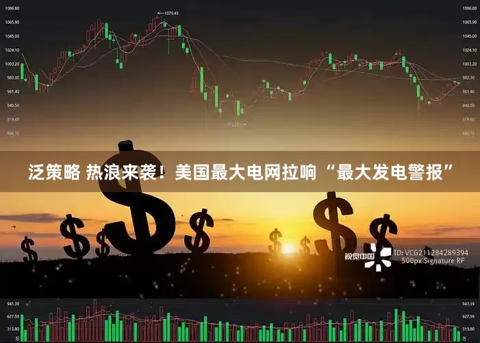 泛策略 热浪来袭！美国最大电网拉响 “最大发电警报”