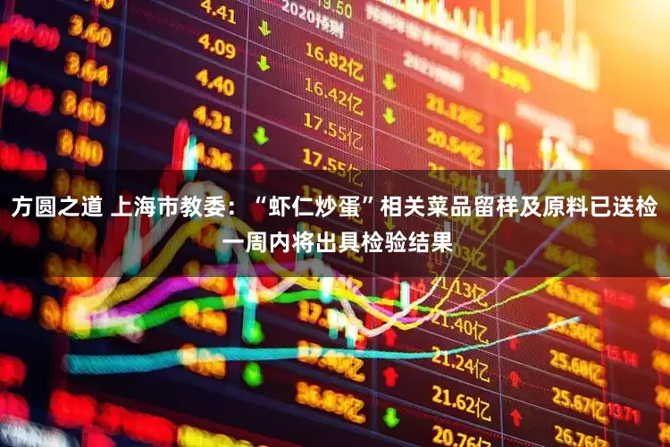 方圆之道 上海市教委：“虾仁炒蛋”相关菜品留样及原料已送检 一周内将出具检验结果